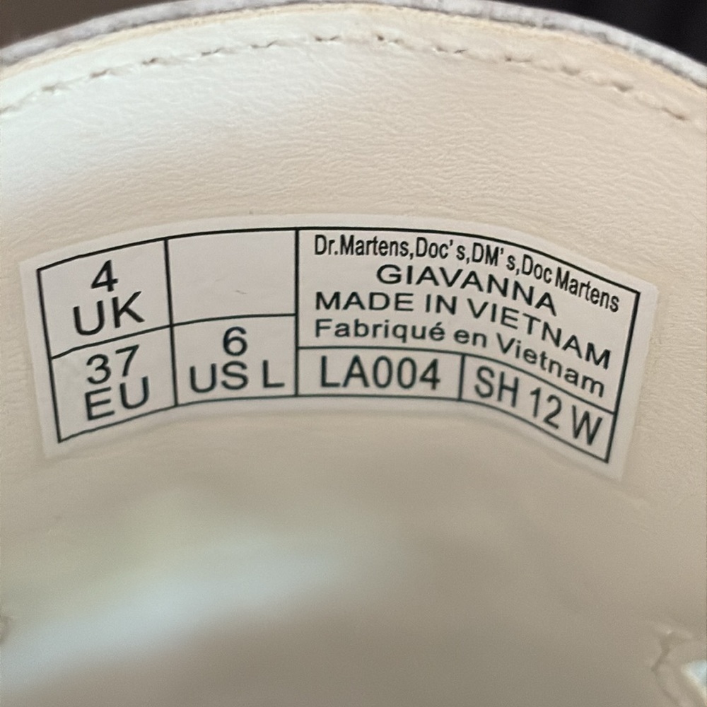 Dr.Martens Giavanna Leather Platform Sandals 7 - Picture 14 of 15